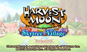 Harvest Moon - Skytree Village (USA) screen shot title